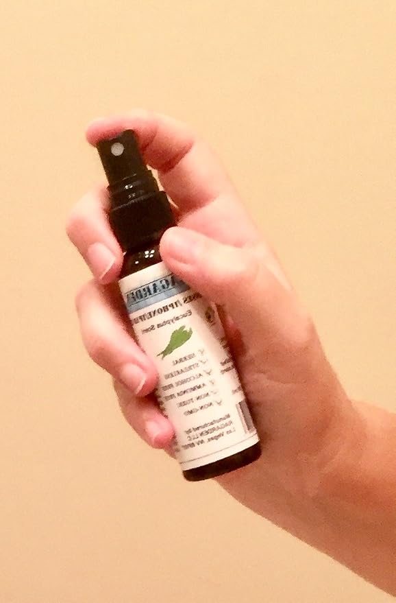 Eyeglasses/iPhone/iPad Cleaner. Eucalyptus Floral Water. 2 oz Spray Bottle.
