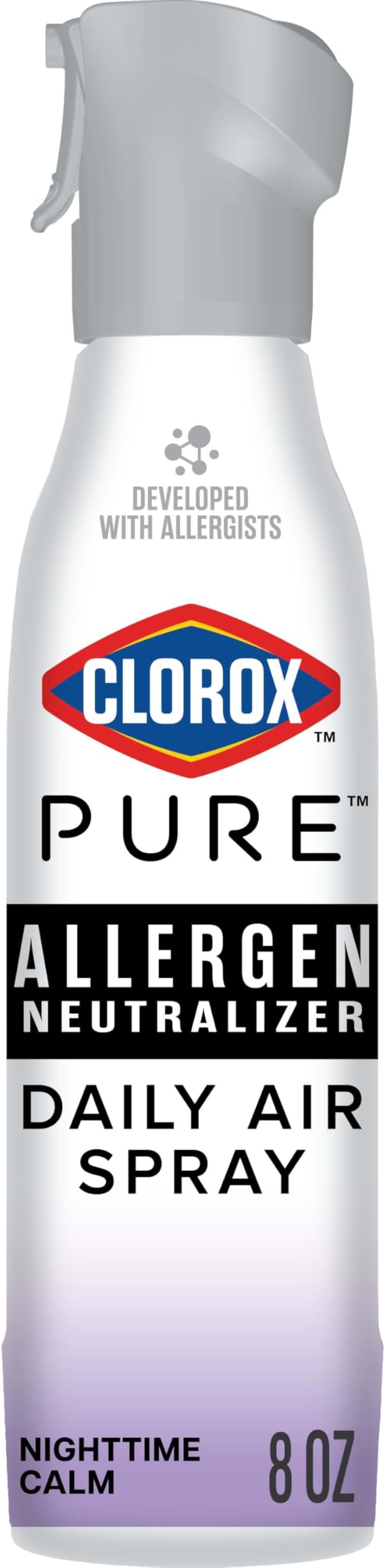 Clorox PURE Allergen Neutralizer Daily Air Spray, Nighttime Calm, 8 Ounces