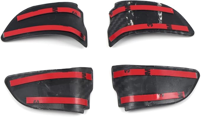 HIGH FLYING for Subaru WRX STI 2015-2021, Forester 2014-2018, XV Crosstrek 2013-2017, Outback/Legacy 2010-2019 Car Accessories Side Door Handle Bowl Cover Trim ABS Carbon Fiber Grain 4pcs