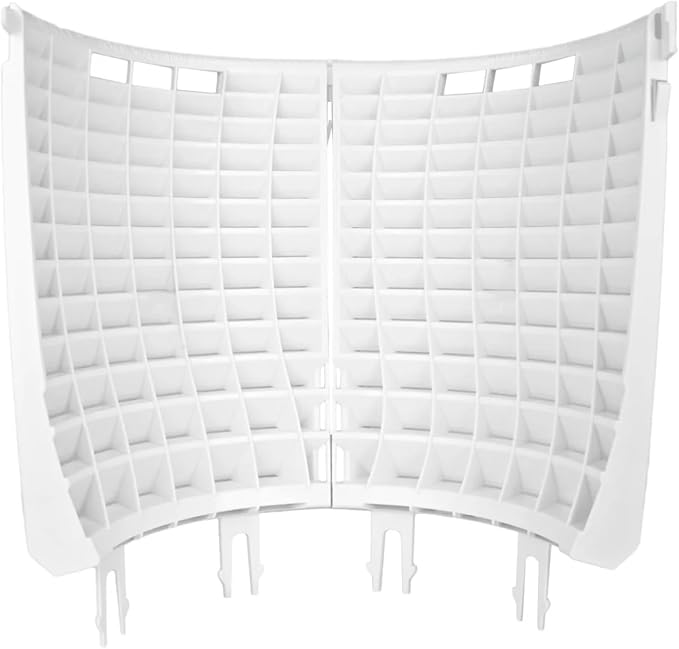 DETAIL GUARDZ Dirt Lock Scrub Wall 180/360 – Washboard Attachment Dirt Lock - Bucket Filter – Vertical Cleaning Tool for Brushes, Mitts (White)