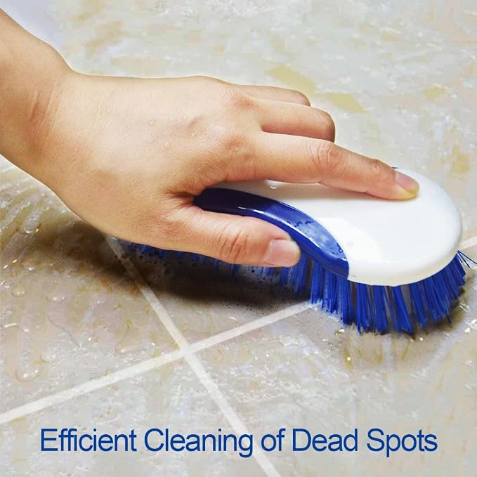 CELOX 2 Pack Multi Purpose Heavy Duty Scrub Brush, Deep Clean Brush for Tile Floors and Walls, Shower Doors, Tubs