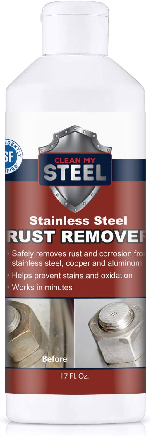 CLEAN MY STEEL Stainless Steel Rust Stain Remover Cream (17 Fl oz)