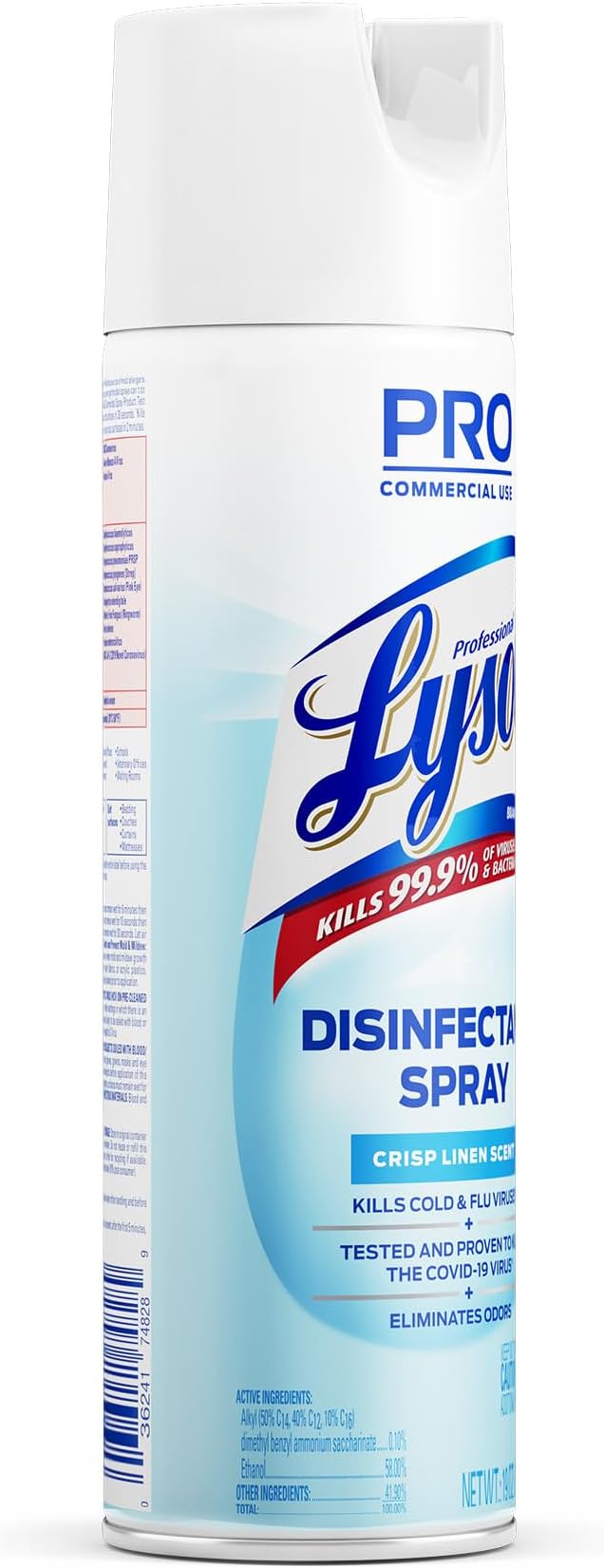 Lysol Professional Disinfectant Spray, Crisp Linen, 228oz (12X19oz)