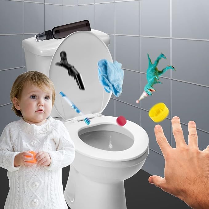 50 Inch Toilet Snake Drain Auger Cleaner Tool, Upgraded Grabber Unclogger Tool, Toilet Auger Clog Remover Tool, Stainless Steel Telescoping Rod for Pick/Grab Objects Clogged in Toilet Pipes/Drain