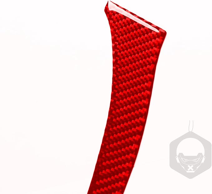 Red Real Carbon Fiber Trim for KIA Forte K3 Accessories | for 2019 2020 2021 2022 2023 2024 Co-Pilot Dashboard Cover Sticker Interior Thick Overlay Decal
