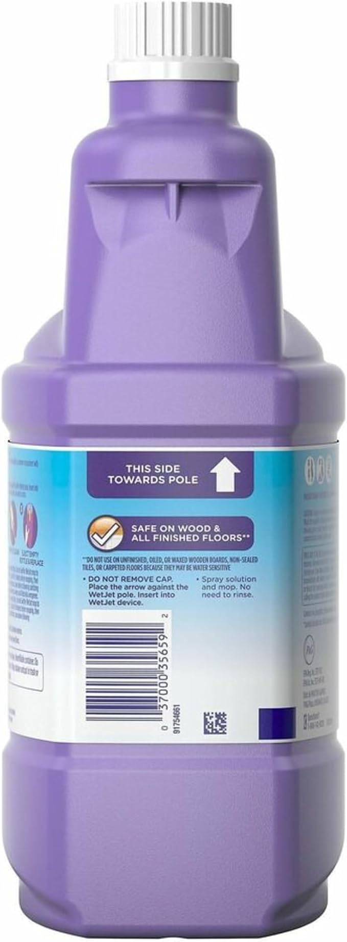 Swiffer WetJet Antibacterial Solution Refill for Floor Mopping and Cleaning, All Purpose Multi Surface Floor Cleaning Solution, Fresh Citrus Scent, 1.25 Liters