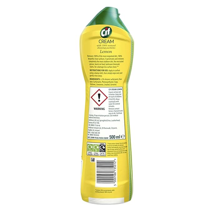 Cif Lemon Cream Cleaner 500ml