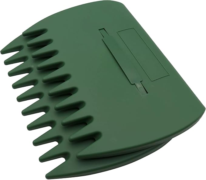 Outdoor Gardening Falling Leaf Collector Clip Plastic Hand Slicker for Leaves, Maple and Lawn Cleaning, Green