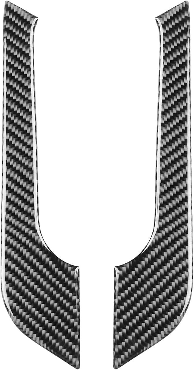 Real Carbon Fiber Trim for Dodge Charger Chrysler 300 Accessories | for Charger 2011+ Chrysler 300 2011-2023 Sides Central Armrest Sticker Interior Thick Overlay Decal
