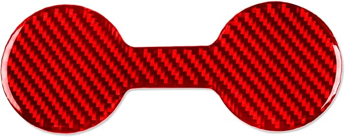 Real Carbon Fiber Trim for Chevy Malibu 9th Gen Accessories | for 2016-2024 Cup Holder Slot Mat Sticker Interior Thick Overlay Decal