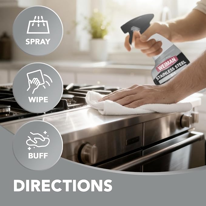 Weiman Stainless Steel & Granite Cleaner - 12 Ounce