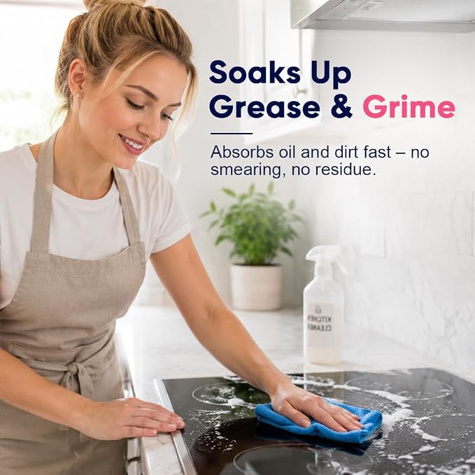 GLIMGLINT Microfiber Cleaning Cloth, 150 Pack Reusable Lint-Free Towels with Dispenser Box - Multi-Color Soft Microfiber Towels for Home, Kitchen, Bathroom, Glass & Tables - 11"x9" Washable Shop Rags