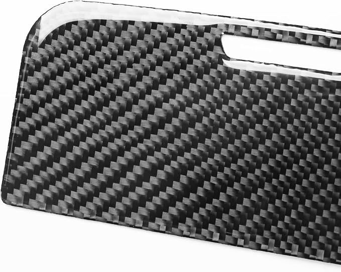Real Carbon Fiber Trim for Honda Accord Accessories | for 2003 2004 2005 2006 2007，Roof Map Reading Light Panel Cover，Interior Dash Panel，Thick Overlay Sticker Decal
