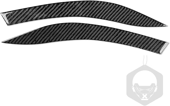 Console Side Strip Trim for Toyota Corolla 2009-2013 Accessories Black | Soft Carbon Fiber | Upgrades for Car | Only for Left-Hand Drive | Anti-Scratch | Sporty Style