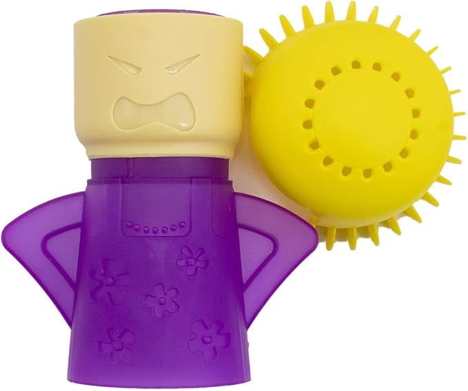 Microwave Cleaner Steam Angry mama Easily Cleans the Crud In Minutes. Fast Action Steam Kitchen Gadget,Just Add Vinegar and Water (purple)