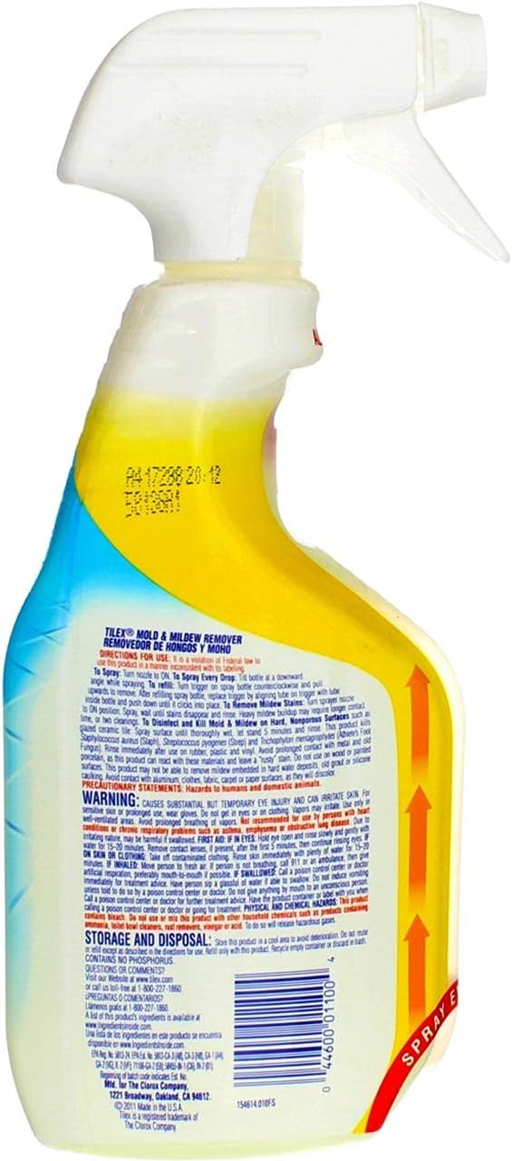 Tilex Mold and Mildew Remover Spray, 16 Fl Oz (Pack of 3)