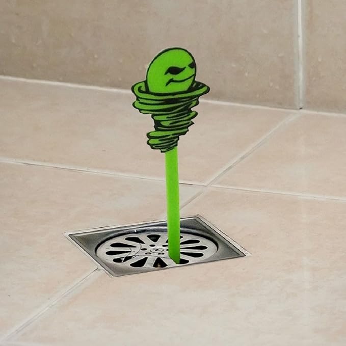 Green Gobbler Hair Grabber Drain Snake - 5 Pack (Great for Sink & Shower Clogs)