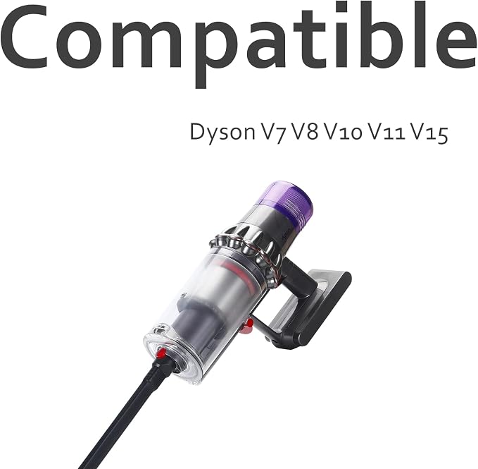 Flexible Crevice Tool for Dyson V7 V8 V10 V11 V15 Cordless Vacuum, Hose Attachment for Dryer Vent, Car Detailing, Corners and Gaps Cleaning - 17 Inches