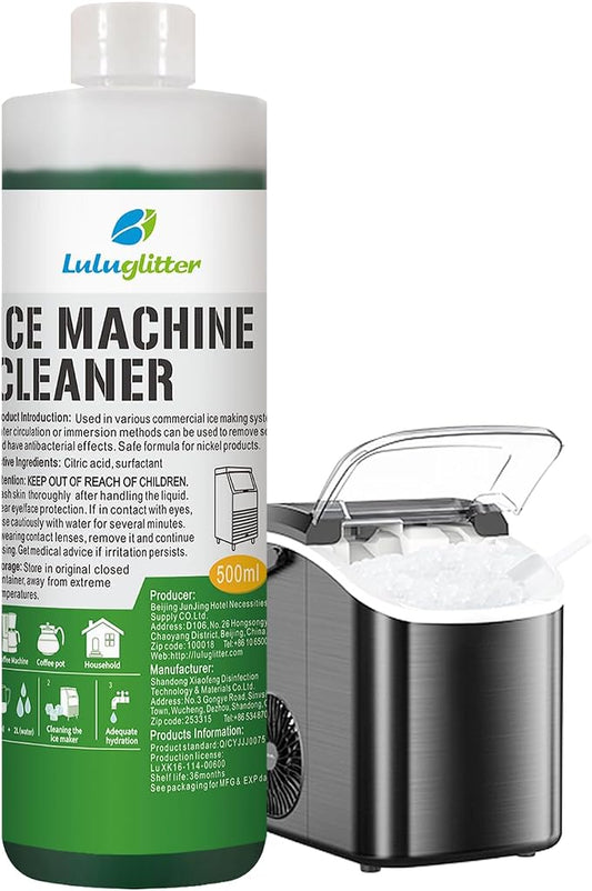 Ice Machine Cleaner Descaler 500ml Universal Formula Ice Maker Countertop | quickly dissolves,Restores your machine,extend the lifespan of your ice maker