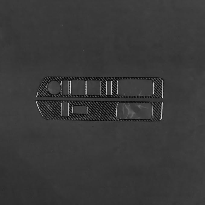 Carbon Fiber Front Door Stickers Fit for Ford Expedition 2007-2014 | for 2007 2008 2009 2010 2011 2012 2013 2014 | Trim Front Door Control | Accessories | Thick Overlay