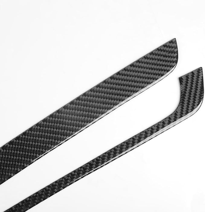 Real Carbon Fiber Trim for Honda CRV Accessories | for CR-V 2012 2013 2014 2015 2016 Passenger Dashboard Decorative Strip Sticker Interior Thick Overlay Decal