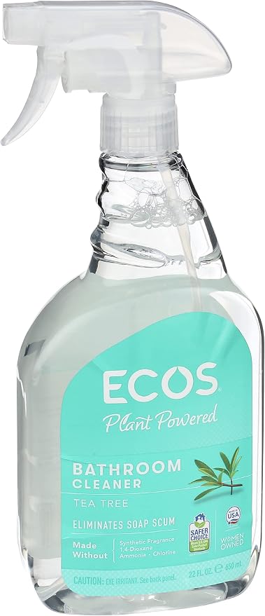 Earth Friendly Products Shower Cleaner Made with Tea Tree Oil, 22 Ounces