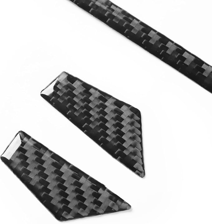 Real Carbon Fiber Door Stickers Fit for Audi A3 8Y S3 2021-2025 | Door Panel Trim Accent Decorations | Accessories | Thick Overlay