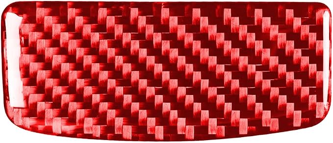 Car Co-Pilot Glove Box Handle Cover Trim Sticker Red Interior Compatible with Subaru BRZ/Scion FR-S/Toyota 86 2016 2017 2018 2019 2020 Real Carbon Fiber Accessories
