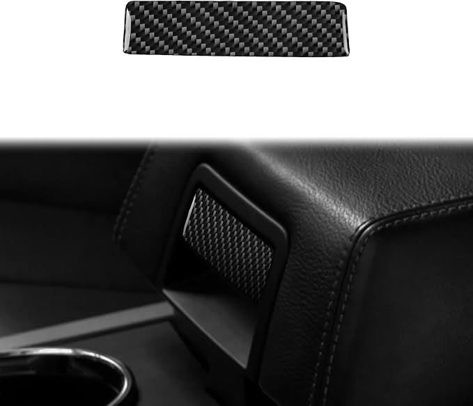 Carbon Fiber Central Stickers Fit for Ford Expedition 2007-2014 | Central Console Armrest Box Trim Decorations | Accessories | Anti-scratch