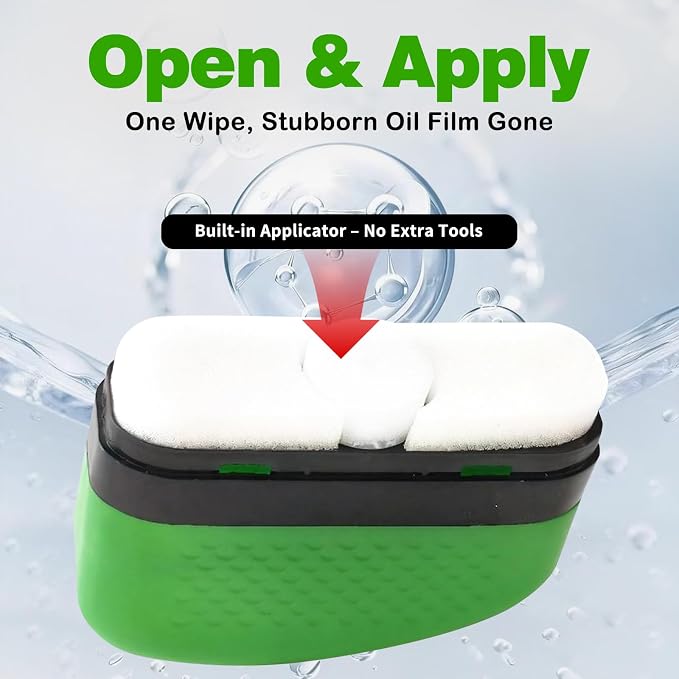 Clear Vision Car Glass Cleaner, Automotive Windshield Cleaning Brush 5.07fl OZ