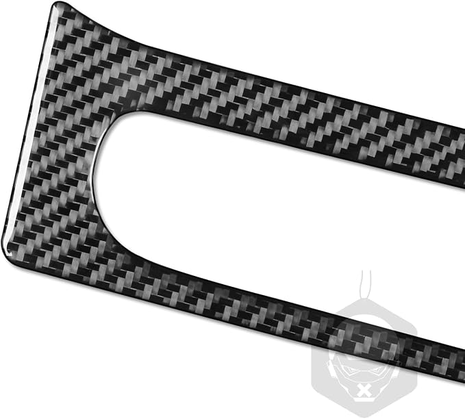 Real Carbon Fiber Trim for Audi 80A Q5 Accessories | for SQ5 2018-2025 Dash Central Control Button Panel Cover Sticker Interior Thick Overlay Decal