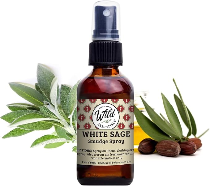 Wild Essentials All Natural Essential Oil Sprays, 2 Ounce, 60ml, Organic Witch Hazel, Aromatherapy, Made in USA