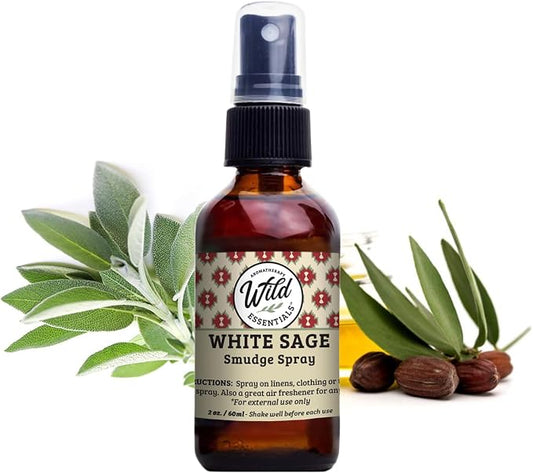 Wild Essentials All Natural Essential Oil Sprays, 2 Ounce, 60ml, Organic Witch Hazel, Aromatherapy, Made in USA