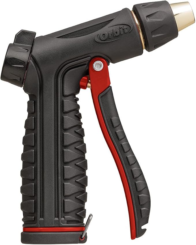 2-Pack Orbit Pro Flo Adjustable Outdoor Hose-End Lawn and Garden Watering Nozzle with Front Trigger