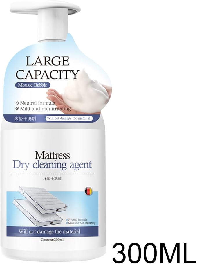 Mattress Stain Remover, 300ml Carpet Cleaner Spray, Spot Spray C-leaner, C-arpet Cleaning Sp-ray, Powerful Mattress Cleaner For Gentle On Bed Couch Carpet & Upholstery Gentle
