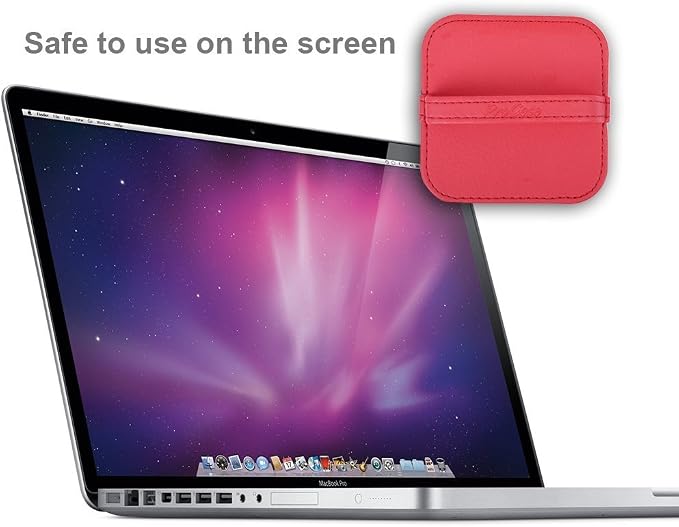ProCase 4 Pack Screen Cleaning Pad, Elastic Strap Soft Cloth Wipes Screen Cleaner for iPad, iPhone, MacBook, Tablets, Laptop, Cellphone, Computer, Camera, TV Screen -Color Mixed | Soft Reusable Cleaning Pads Remove Dust and Smudges from Tablets, Laptop...