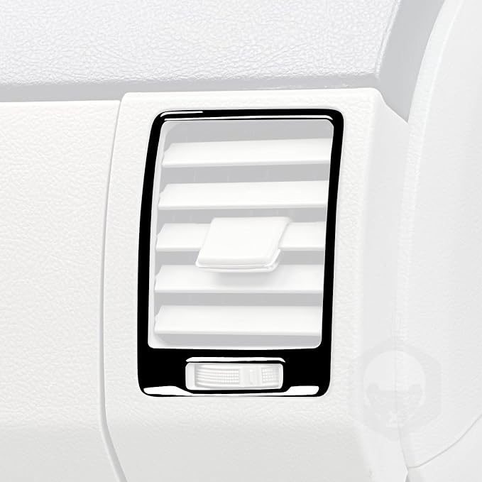 Glossy Bright Piano Black Car Dashboard Side Air Conditioner A/C Vent Outlet Panel Decoration Sticker Interior Trim Compatible with Toyota Corolla 2009 2010 2011 2012 2013 Auto Trim Accessories