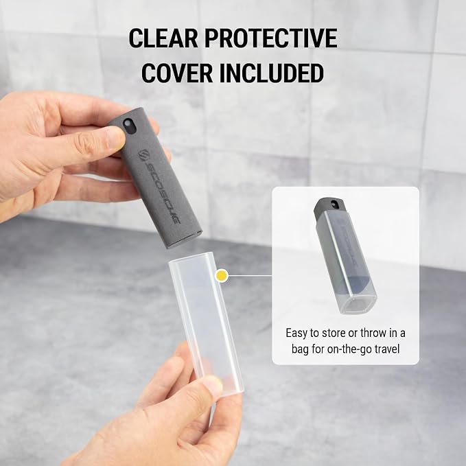 Scosche SCOCLNR 2-in-1 Streak-Free Screen Cleaning Kit, Refillable Electronic Screen Cleaner Spray and Wipe for TV, Computer, Phone, iPhone, iPad, Laptop, MacBook, Car Touchscreen, 5 Pack