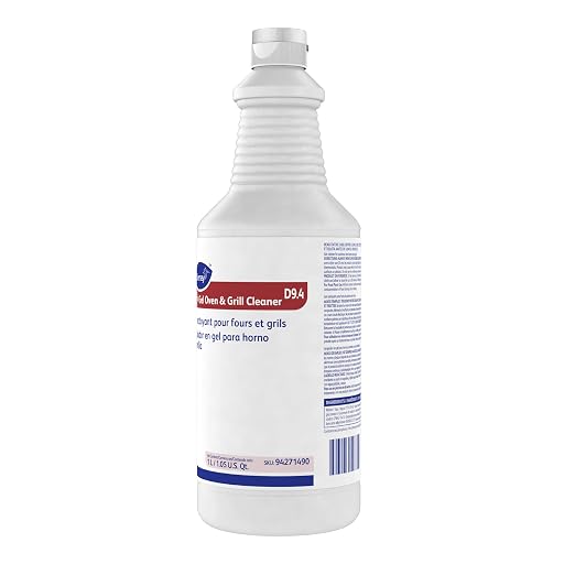 Diversey 94271490 SUMA Gel Oven & Grill Cleaner, Heavy Duty Grease Remover, Commercial Kitchen Cleaner, Ready-to-Use Gel, Unscented, 32-Ounce (Pack of 12)