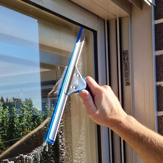 EnduroShield Professional Squeegee & Window Washer Cleaning Combo | Professional Window Cleaning Tool | Streak-Free Results | Ergonomic Design | Reusable
