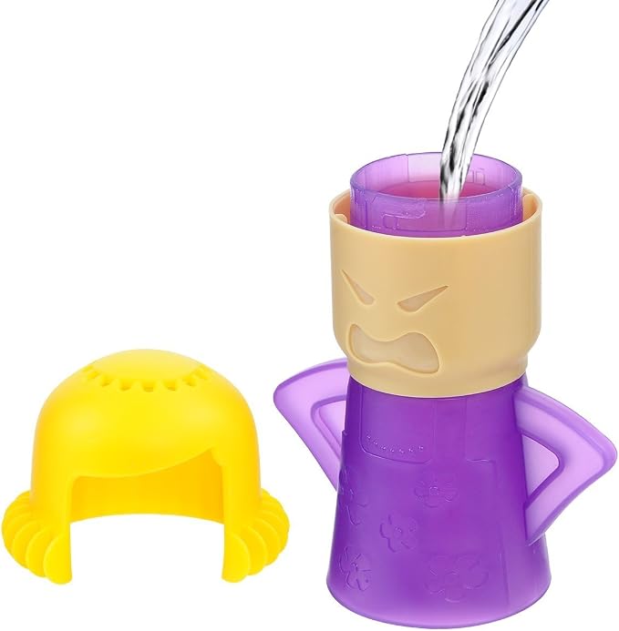 OIF Angry Mama Microwave Cleaner Angry Mom Microwave Oven Steam Cleaner Easily Cleans the Crud In Minutes. Steam Cleans With Vinegar and Water for Home or Office Kitchens-Purple