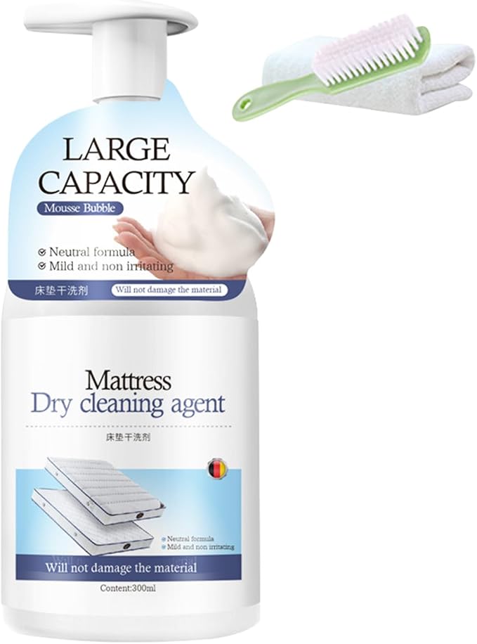 Mattress Stain Remover, 300ml Carpet Cleaner Spray, Spot Spray C-leaner, C-arpet Cleaning Sp-ray, Powerful Mattress Cleaner For Gentle On Bed Couch Carpet & Upholstery Gentle
