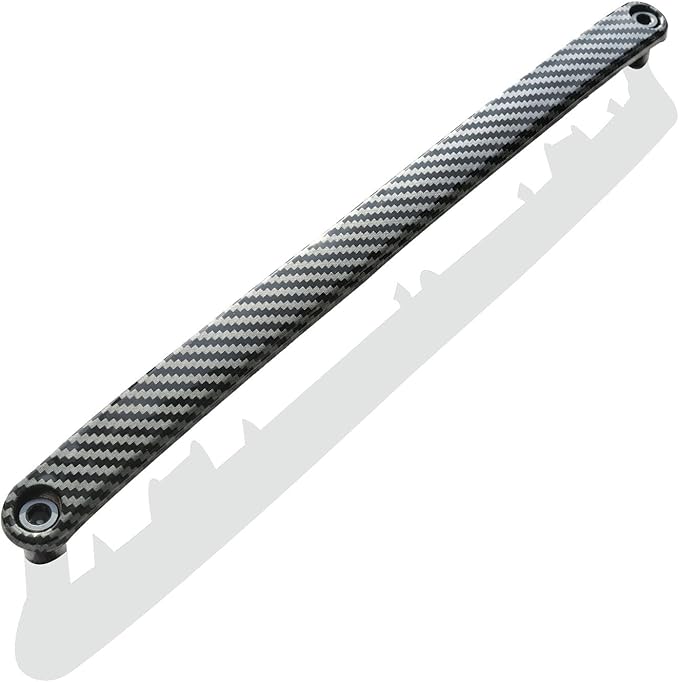 Copilot Grab Bar Trim Cover for 2011-2017 Jeep Wrangler JK JKU with Screw | Fits 11-17 Wrangler JK JKU, Passenger Seat Grab Handle Cover, Carbon Fiber, ABS Trim With No Drilling Installation