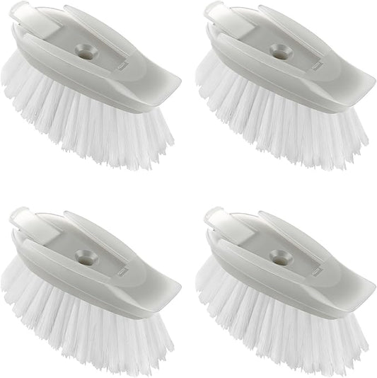 Dish Brush Refills 4 Pack, Grey Replacement BrushHeads Compatible with OXO Dish Brush & OXO DishScrubber