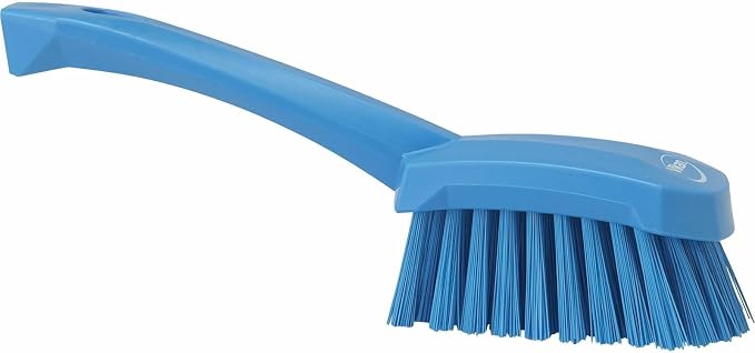 Vikan 41923 Brush,Washing,Stiff,10",PP/PBT,Blue