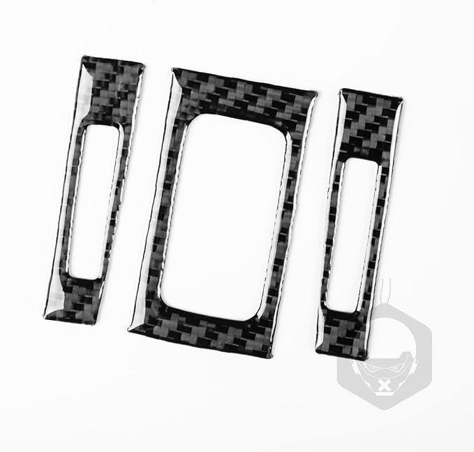 Center Vent Knob Trim for Toyota Corolla 2009-2013 Accessories Black | Soft Carbon Fiber | Upgrades for Car | Only for Left-Hand Drive | Anti-Scratch | Sporty Style