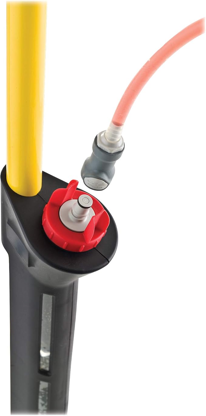 Rubbermaid Commercial Products HYGEN Pulse Single Sided Microfiber Spray Mop Kit for Hardwood/Tile/Laminated Floors Yellow Perfect for Kitchen/Lobby/Bathroom Cleaning
