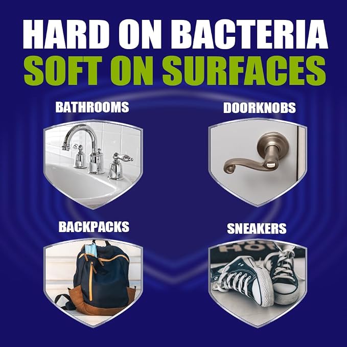 MICROBAN Sanitizing Spray, 15 oz., 2 Pack, Fresh Scent, Disinfects, Sanitizes, Eliminates Odors, and Keeps Killing 99.9% of Bacteria on Hard, Non-Porous Surfaces in Home for up to 24 Hours