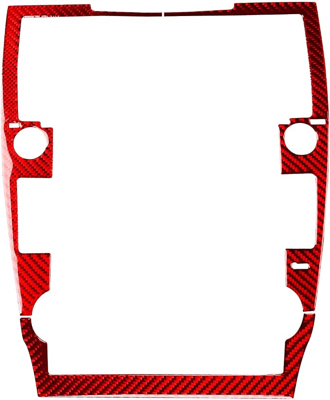 Real Carbon Fiber Trim for Toyota Camry Accessories | for 2012 2013 2014 Multimedia Panel Frame Interior Thick Overlay Decal