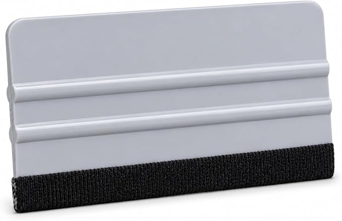 Window Felt Squeegee, 5.9 × 3.0 Inch Scratch Free Vinyl Scraper Car Wrap Tint Squeegee, Universal Smoothing Tool for Car Window Tint Wallpaper Glass Film Application